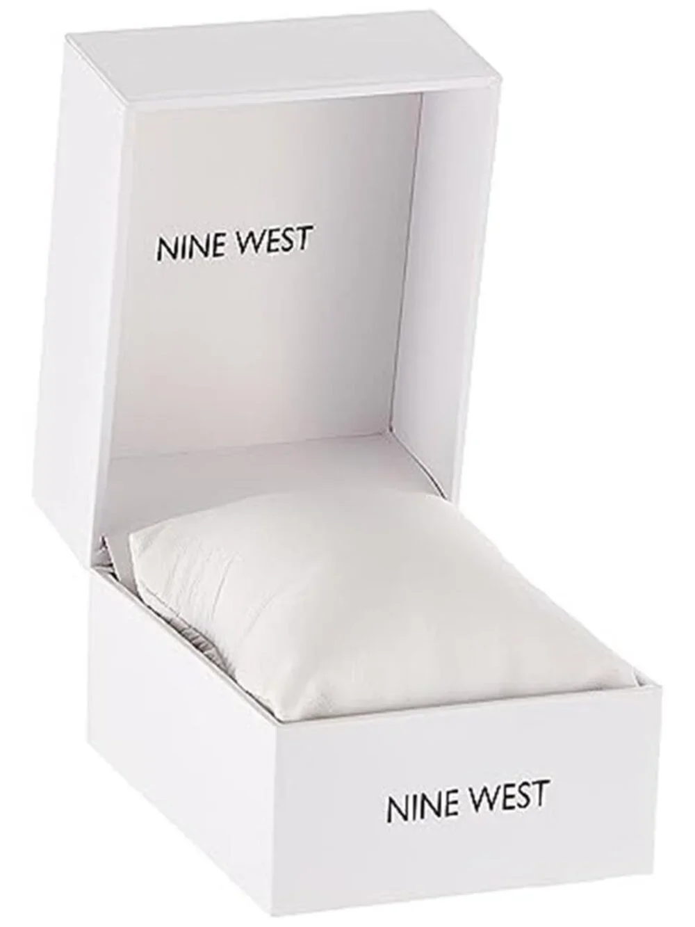 Nine West Women's Bracelet Watch Black Silver